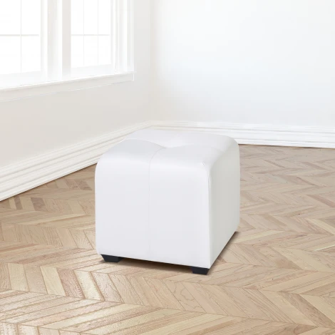 Пуф Dreambag Николь Белый ЭкоКожа 13186