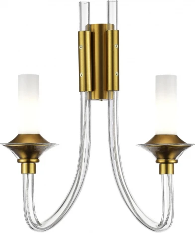 Бра ST Luce Vetrano SL1241.201.02 Золотистый/Белый E14 2*40W (220V)