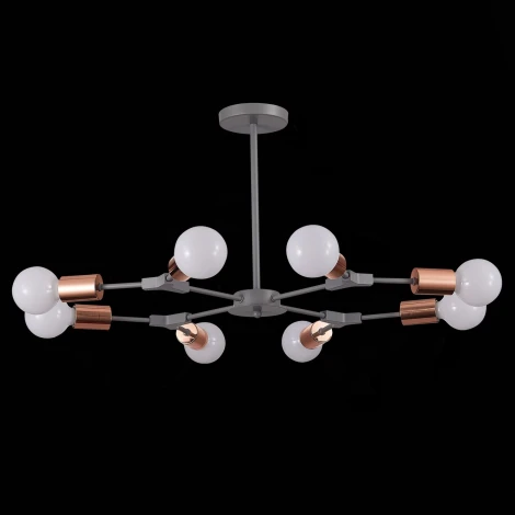 Потолочная люстра на штанге Evoluce Palare SLE106403-08 (220V, молекулы)