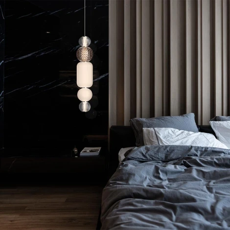 Подвесной светильник Maytoni Collar P069PL-L35CH3K (LED, 220V, на проводе, шарики)