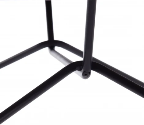 Стол RUSTO (mod. 289) МДФ/металл, 160 х 90 75 см , Black (Черный) / Walnut (Орех) 10 Tetchair 15519