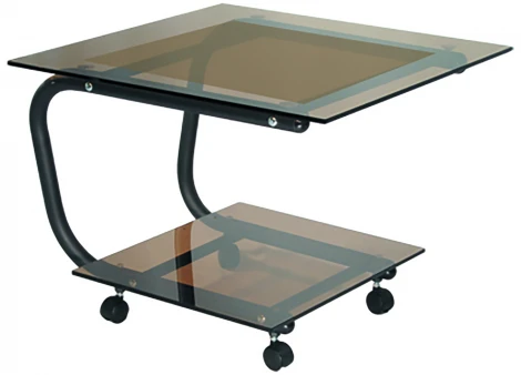 Стол журнальный Дуэт 9 черный/ тонированное от фабрики Mebelik