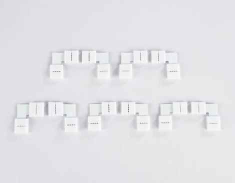 Соединитель угловой L для светодиодной ленты Ambrella Illumination GS6701 5050 12/24V (4 конт.)