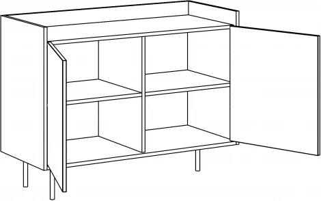 Сервант малый Look ОГОГО 797732