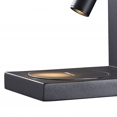 Настенный светильник с беспроводным ЗУ и полкой Mantra Zanzibar 6752 (LED, 220V, выключатель)