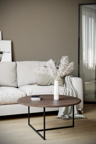 Стол журнальный Маджоре акация/чёрный от фабрики Mebelik