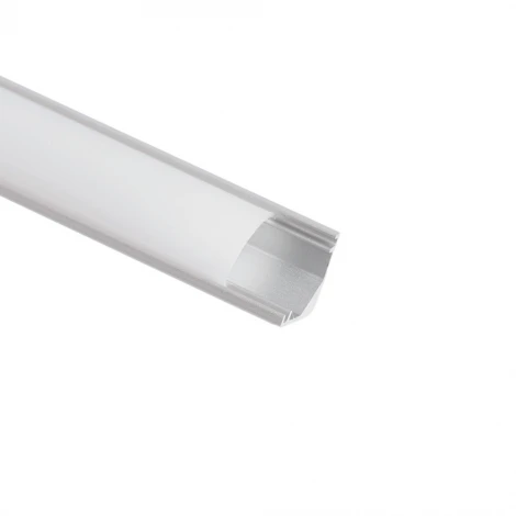 Профиль для светодиодной ленты алюминиевый накладной угловой круглый 2м Feron CAB240 52148