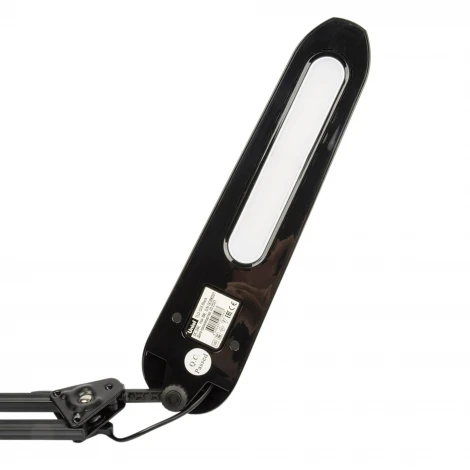 Офисная настольная лампа на струбцине Uniel TLD-524 Black/LED/500Lm/4500K/Dimmer (220V, диммер, сенсорный выключатель)