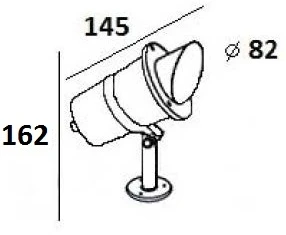 Прожектор уличный Oasis Light HUMBERG 77194 SS (220V, IP65)