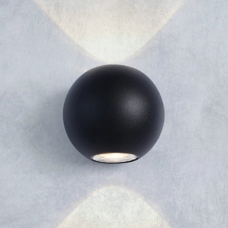 Светодиодная архитектурная подсветка черный Elektrostandard Diver 1566 TECHNO LED (220V, шар, IP54)