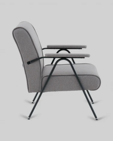 Кресло Эндино рогожка серый Stool Group арт.УТ000041561