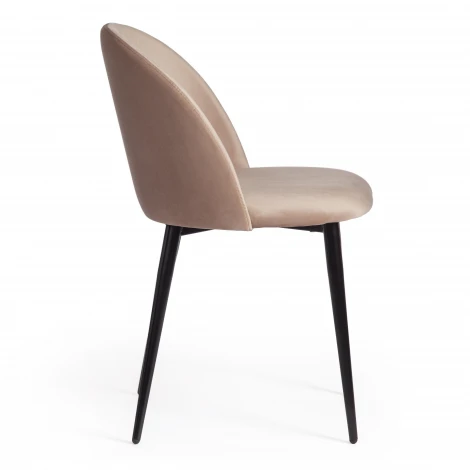 Стул MONRO (mod. 710) бежевый barkhat 5/черный (ткань/металл)