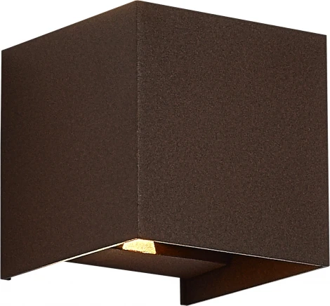 Настенный уличный светильник ST Luce Brik SL9513.601.01 кортен/кортен LED 1*10W 2700K BRIK
