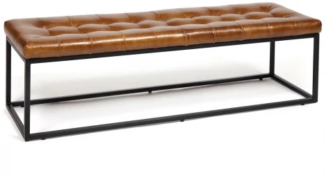 Банкетка Secret De Maison Montro ( mod. 4354) Античный светлый (металл/кожа буйвола)