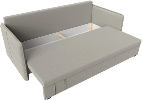 Диван прямой Слим (Бежевый/Рогожка) Лига Диванов арт.121142