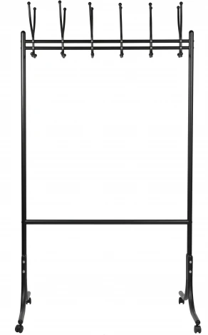 Вешалка напольная на колесах М 11 чёрный от фабрики Mebelik