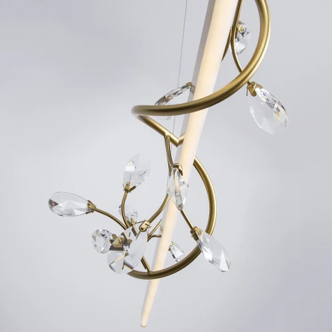 Подвесной светильник светодиодный хрустальный с регулировкой цветовой температуры LED4U LED4U L3103-1200