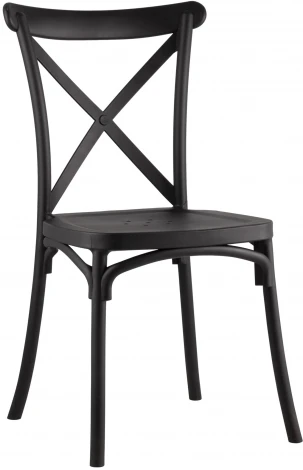 Стул Stool Group Кроссбэк пластиковый черный УТ000001849