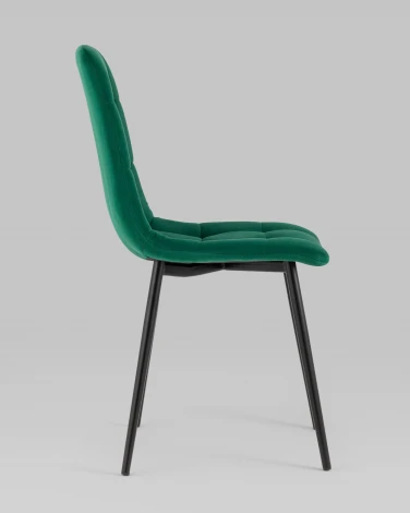 Стул Stool Group Oliver велюр тёмно-зелёный УТ000025389