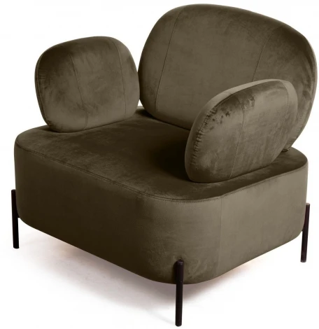 Кресло Top Concept Dandy, бархат matte 65 коричневый