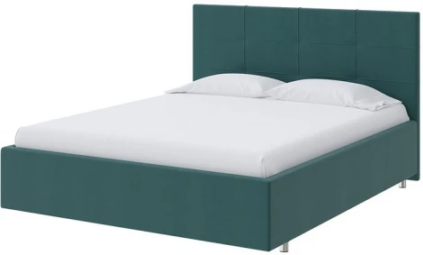 PROxSON Кровать Neo (Ткань: Велюр Forest 560 Морская волна) 90x190