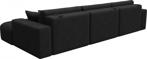 Диван угловой Лига-036 НПБ Классик Лонг правый угол Лига Диванов (Замша) арт.127800