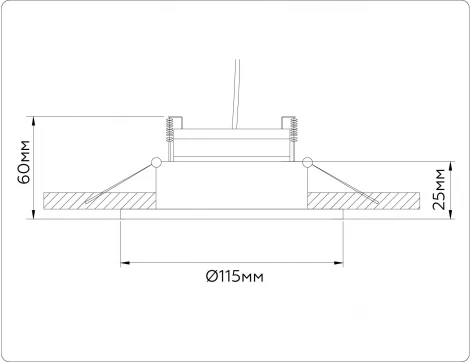 Встраиваемый точечный светильник Ambrella TECHNO SPOT TN52336 (220V, круглые)