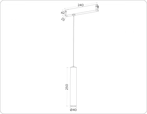 Трековый светильник магнитный светодиодный диммируемый Ambrella TRACK SYSTEM GL1431 (регулировка яркости, 220V, пульт управления, управление смартфоном, умный дом - LampSmart)