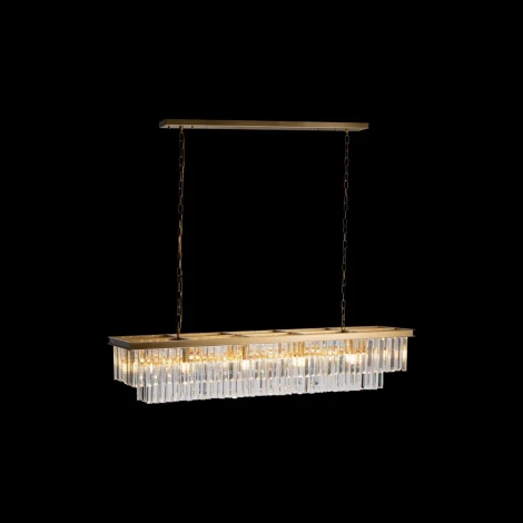 Подвесная люстра Loft IT Prism Clear 10019/1200R (220V, хрусталь, на цепи)