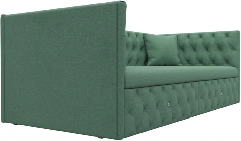 Диван детский прямой Найс (Зеленый/Рогожка) Лига Диванов арт.123169
