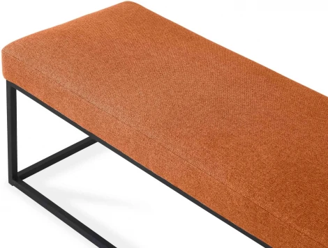 Банкетка Loft Flat ОГОГО (арт.810241), (Ткань,Рогожка/Оранжевый)