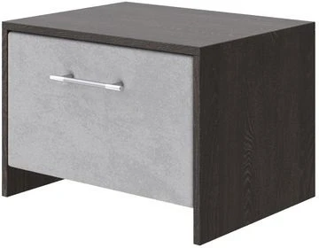 PROxSON Тумба Varna (ЛДСП Кантербери+ткань Дуб Кантербери/Teddy Стальной) 51x40