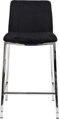 Стул барный велюр черный 42*53*88см Garda Decor арт.30C-DX-2091 BLK