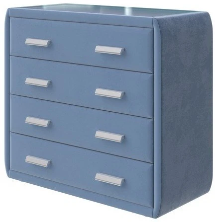 PROxSON Комод Soft Mebel (Ткань: Велюр Shaggy Ocean) 101x48