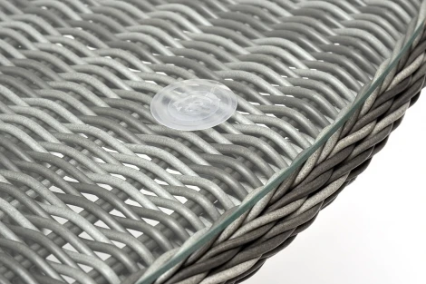 "Эспрессо" плетеный круглый стол, диаметр 150 см, цвет графит 4SIS арт.УТ-00005267