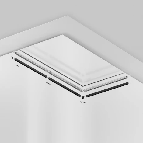 Профиль для монтажа Gravity в натяжной ПВХ потолок, 2м (магнитный) Maytoni Technical TRA010MP-212S