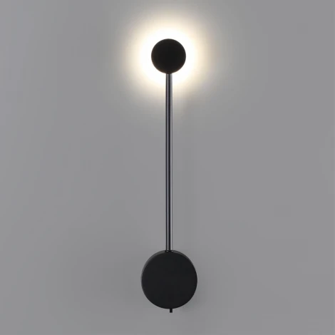 Настенный светильник Odeon Light Satellite 7008/5WL черный/металл/акрил LED 3000/4000K тумблер на корп. 5W 220V