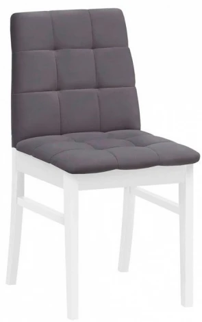 Стул Мягкий Н Hesby (Белый/Массив березы,Велюр) арт.HSBB_95832