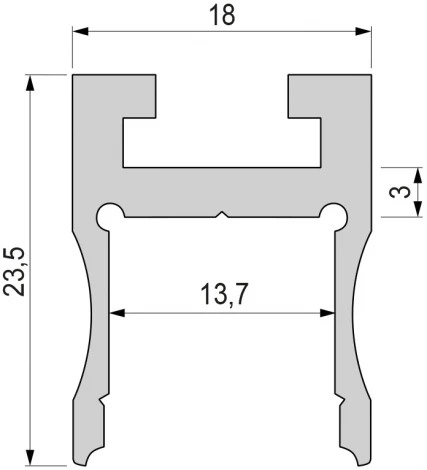 Профиль для светодиодной ленты AU-03-12 970231 Deko-Light