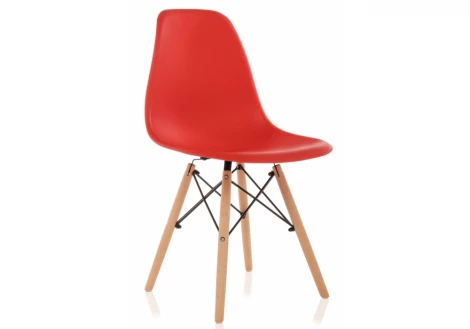 11180 Обеденный стул для кухни Woodville Eames PC-015 красный 11180