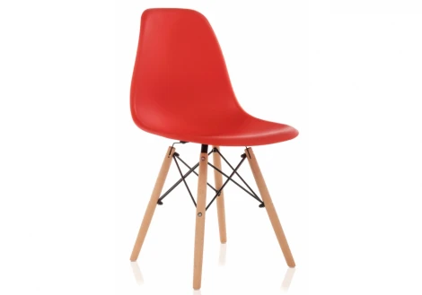 Обеденный стул для кухни Woodville Eames PC-015 красный 11180