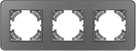 Рамка стеклянная FRM-OMALI-SFGS-3-GR (Arlight) 049714