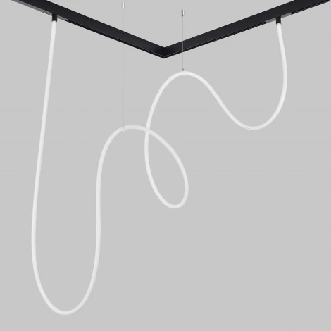 Гибкий светодиодный светильник с гибким неоном магнитный ST Luce Skyline 48 ST684.436.60 Черный LED 1*60W L5000 48V