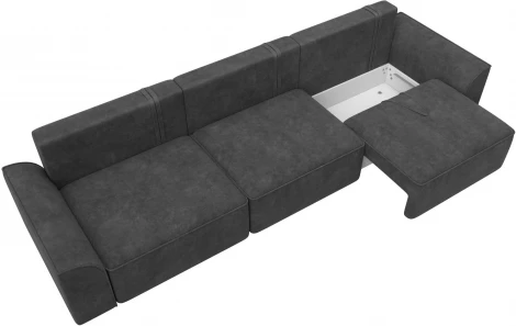 Диван прямой Лига-048 НПБ Лонг Лига Диванов (Велюр) арт.128245