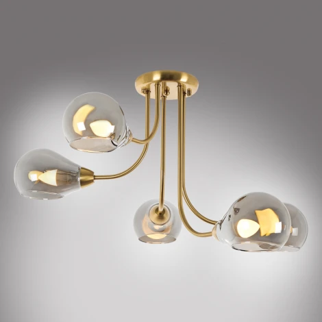 Потолочная люстра на штанге MyFar Milagros MR1280-5C (220V)