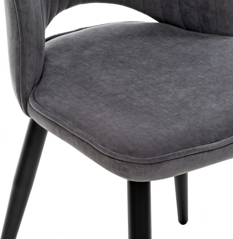 Стул Leset Арман 360 (поворотный механизм) (Фанера,Велюр/Графит) арт.2500000224744