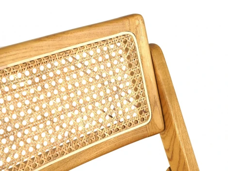 Комплект складных стульев Logan 2 шт. ОГОГО Обстановочка! 966357 (Массив,Дерево,Ротанг/Бежевый)