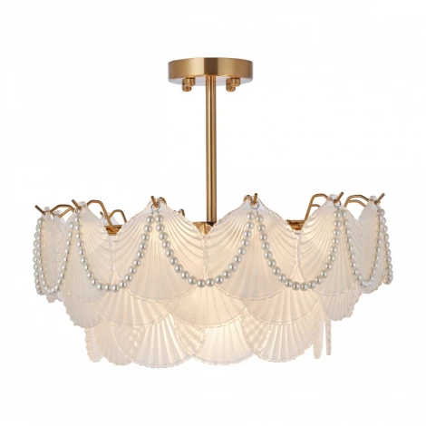 Потолочная люстра на штанге Arte Milano Rim 316008/D500 BS (220V, ракушка)