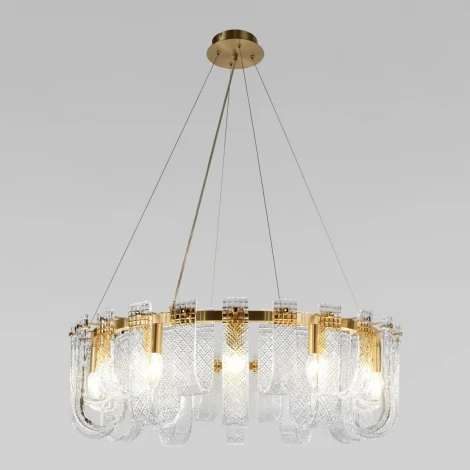 Подвесная люстра Loft It Jersey 10296/800 (220V, хрусталь, на тросе)