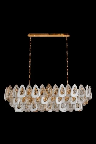 Подвесная люстра Fluorite Finezza FL1092-16P (220V, на цепи)